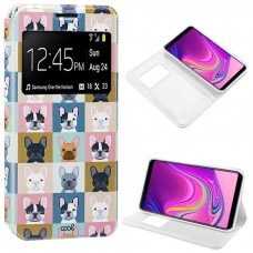 Funda COOL Flip Cover para Samsung A920 Galaxy A9 (2018) Dibujos Dogs