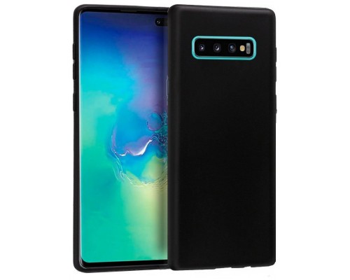 Funda Silicona Samsung G975 Galaxy S10 Plus (Negro)