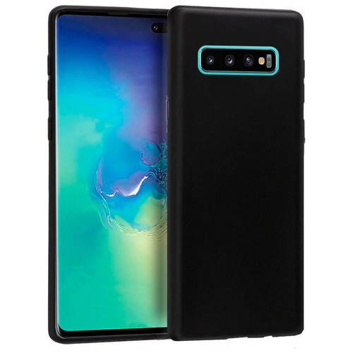 Funda Silicona Samsung G975 Galaxy S10 Plus (Negro)-CS4 Funda Silicona Samsung G975 Galaxy S10 Plus (Negro)