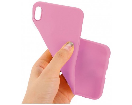 Funda COOL Silicona para iPhone XS Max (Rosa)