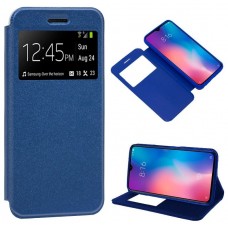 Funda COOL Flip Cover para Xiaomi Mi 9 Liso Azul