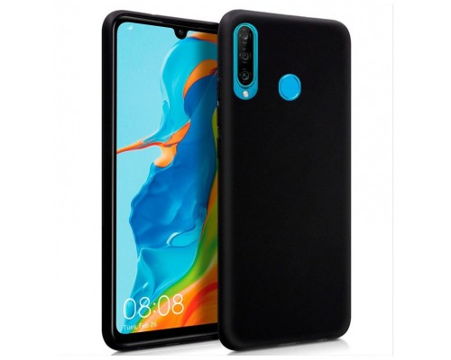 Funda Silicona Huawei P30 Lite (Negro)