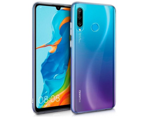 Funda Silicona Huawei P30 Lite (Transparente)