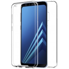 Funda COOL Silicona 3D para Samsung A530 Galaxy A8 (2018) (Transparente Frontal + Trasera)