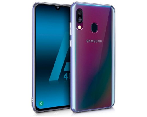Funda Silicona Samsung A405 Galaxy A40 (Transparente)