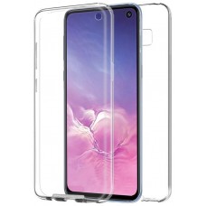 Funda COOL Silicona 3D para Samsung G970 Galaxy S10e (Transparente Frontal + Trasera)