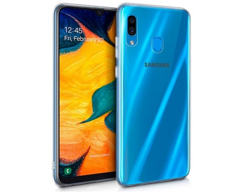 Funda Silicona Samsung A205 Galaxy A20 / A30 (Transparente)