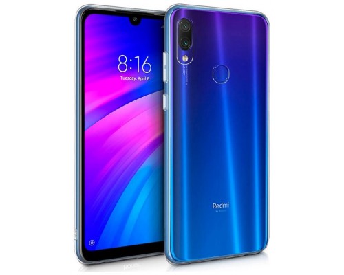 Funda Silicona Xiaomi Redmi 7 (Transparente)