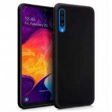 Funda Silicona Samsung A505 Galaxy A50 (Negro)