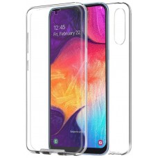 Funda COOL Silicona 3D para Samsung A505 Galaxy A50 / A30s (Transparente Frontal + Trasera)