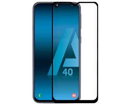 Protector Pantalla Cristal Templado Samsung A405 Galaxy A40 (FULL 3D Negro)
