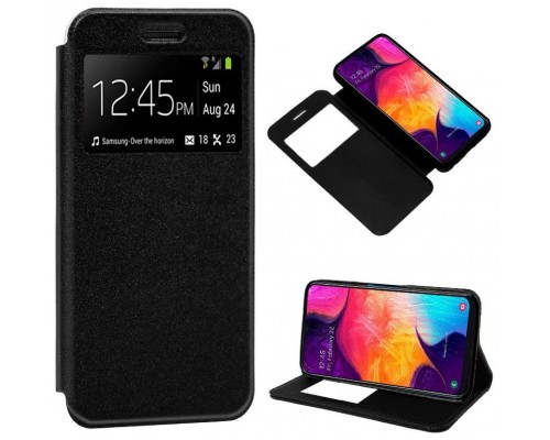 Funda COOL Flip Cover para Samsung A505 Galaxy A50 / A30s Liso Negro