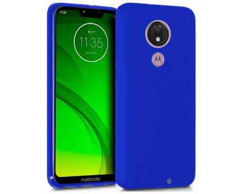 Funda COOL Silicona para Motorola Moto G7 / G7 Plus (Azul)