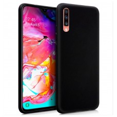 Funda COOL Silicona para Samsung A705 Galaxy A70 (Negro)