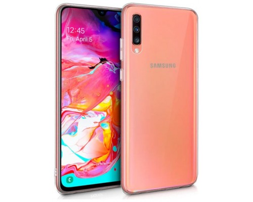 Funda Silicona Samsung A705 Galaxy A70 (Transparente)