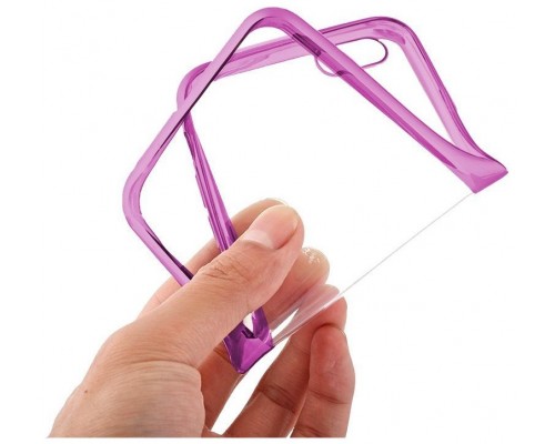 Carcasa COOL para Xiaomi Mi 9 SE Borde Metalizado (Rosa)