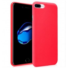 Funda Silicona iPhone 7 Plus / iPhone 8 Plus (Rojo)