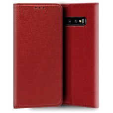 Funda COOL Flip Cover para Samsung G973 Galaxy S10 Liso Rojo