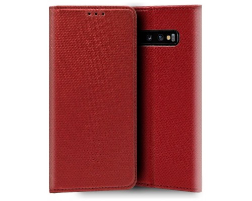 Funda COOL Flip Cover para Samsung G973 Galaxy S10 Liso Rojo