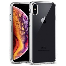 Carcasa COOL para iPhone XS Max Borde Metalizado (Plata)