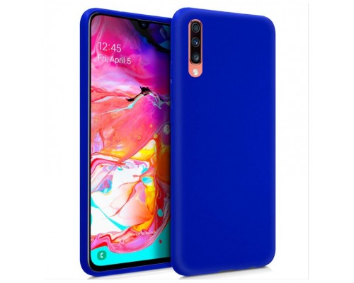 Funda COOL Silicona para Samsung A705 Galaxy A70 (Azul)