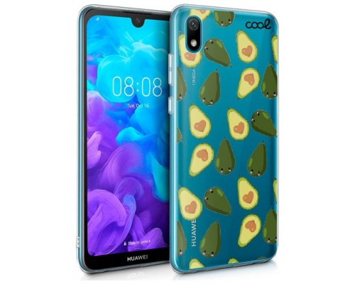 Carcasa COOL para Huawei Y5 (2019) Clear Aguacates