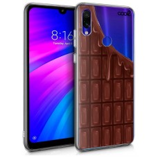 Carcasa COOL para Xiaomi Redmi 7 Clear Chocolate