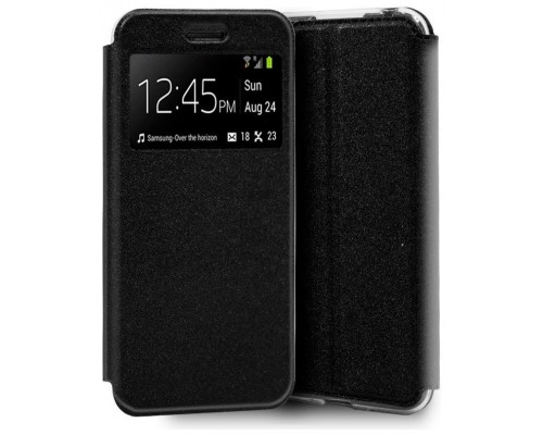 Funda COOL Flip Cover para Xiaomi Mi 9 Lite Liso Negro