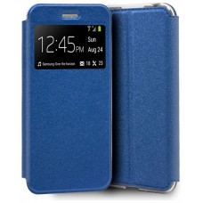 Funda COOL Flip Cover para Xiaomi Mi 9 Lite Liso Azul