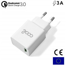 Cargador Red Universal Fast Adap. Charger 1 X USB COOL 3 Amp (18W) Blanco