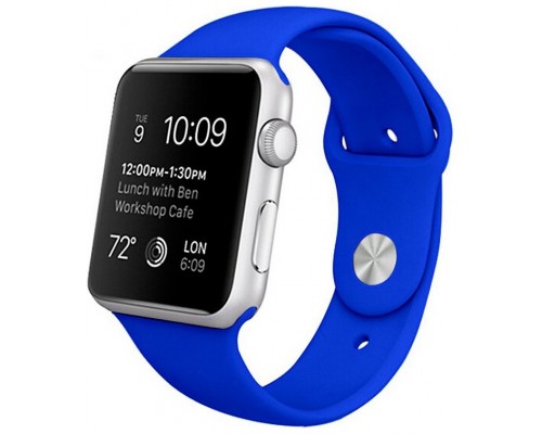 Correa COOL para Apple Watch Series 1 / 2 / 3 / 4 / 5 / 6 / 7 / SE (38 / 40 / 41 mm) Goma Azul