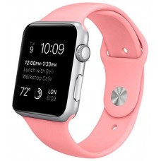 Correa COOL para Apple Watch Series 1 / 2 / 3 / 4 / 5 / 6 / 7 / SE (42 / 44 / 45 mm) Goma Rosa