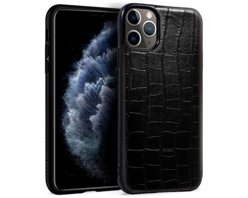 Carcasa COOL para iPhone 11 Pro Leather Crocodile Negro