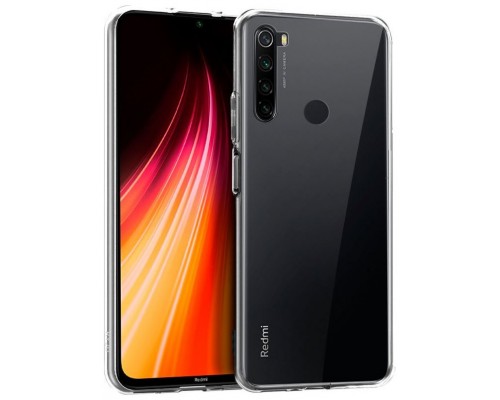 Funda COOL Silicona para Xiaomi Redmi Note 8 / Note 8 (2021) Transparente