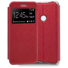 Funda COOL Flip Cover para Xiaomi Redmi Note 8T Liso Rojo