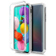 Funda COOL Silicona 3D para Samsung A515 Galaxy A51 (Transparente Frontal + Trasera)