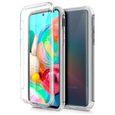 Funda COOL Silicona 3D para Samsung A715 Galaxy A71 (Transparente Frontal + Trasera)
