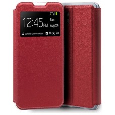 Funda COOL Flip Cover para Xiaomi Mi Note 10 / Mi Note 10 Pro Liso Rojo