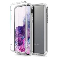 Funda COOL Silicona 3D para Samsung G980 Galaxy S20 (Transparente Frontal + Trasera)