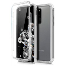 Funda COOL Silicona 3D para Samsung G988 Galaxy S20 Ultra 5G (Transparente Frontal + Trasera)