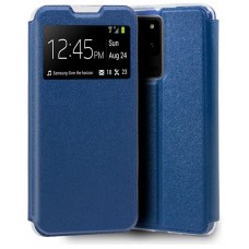 Funda COOL Flip Cover para Samsung G988 Galaxy S20 Ultra 5G Liso Azul