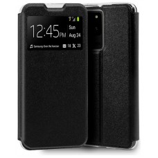 Funda COOL Flip Cover para Samsung G988 Galaxy S20 Ultra 5G Liso Negro