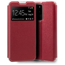 Funda COOL Flip Cover para Samsung G988 Galaxy S20 Ultra 5G Liso Rojo