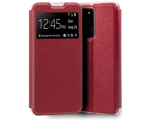 Funda COOL Flip Cover para Samsung G988 Galaxy S20 Ultra 5G Liso Rojo