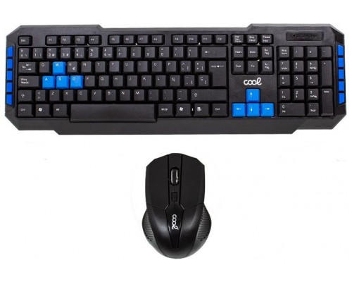 Teclado Español USB PC Kit Inalámbrico + Ratón COOL California