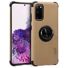 Carcasa COOL para Samsung G980 Galaxy S20 Hard Tela + Anilla (Beige)
