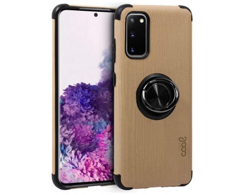 Carcasa COOL para Samsung G980 Galaxy S20 Hard Tela + Anilla (Beige)
