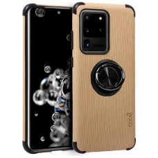 Carcasa COOL para Samsung G988 Galaxy S20 Ultra 5G Hard Tela + Anilla (Beige)
