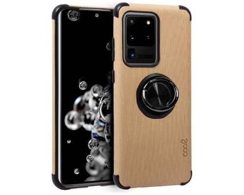 Carcasa COOL para Samsung G988 Galaxy S20 Ultra 5G Hard Tela + Anilla (Beige)