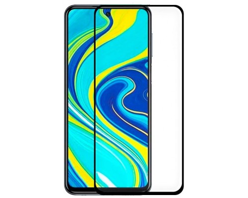 Protector Pantalla Cristal Templado COOL para Xiaomi Redmi Note 9S / Note 9 Pro (FULL 3D Negro)